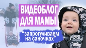 Видеоблог для мамы. «Запрогуливаем на саночках»