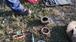 РИГА - 17. Советская стиральная машинка. Разбор в металлолом.