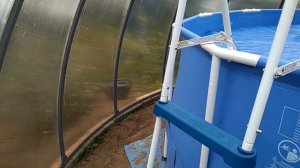 Павильон для бассейна своими руками