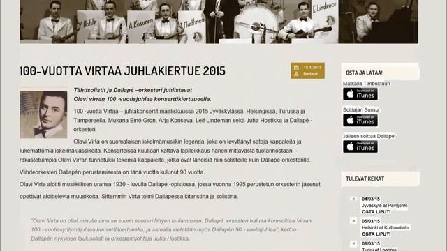 UNOHTUMATON KOTI, Olavi Virta ja Dallapé-orkesteri (Lepakot) v.1939 смотреть онлайн