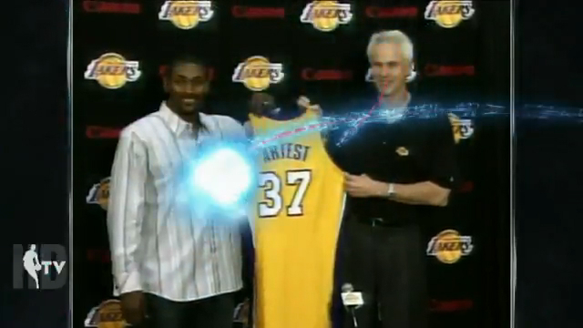 NBA - Ron Artest Joins the Lakers смотреть онлайн
