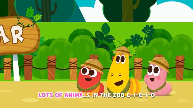 LET'S GO TO THE ZOO | LARVA KIDS | ANIMAL SONG | NURSERY RHYME | KIDS SONGS | 2 min | LEARNING SONG смотреть онлайн