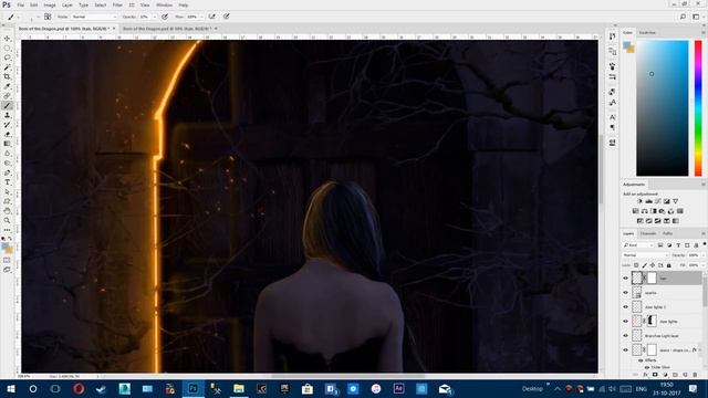 Photoshop Tutorials:- Part 4 Born of the Dragon (Halloween Special) смотреть онлайн