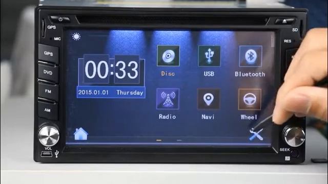 Eunavi - 2 din universal radio ( Windows CE ) смотреть онлайн