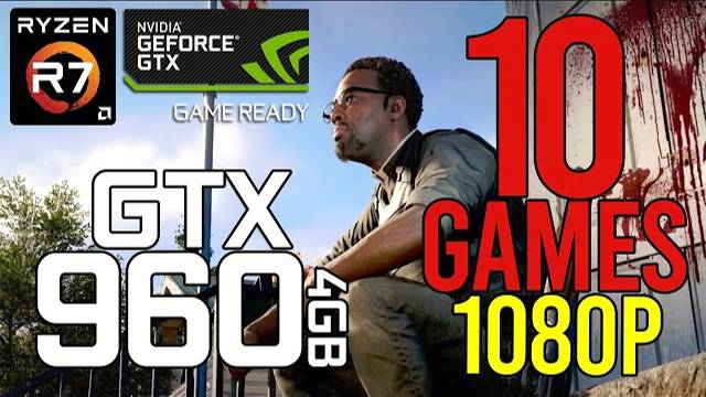 10 GAMES on GTX 960 4gb @ 1080p Benchmark Test! смотреть онлайн