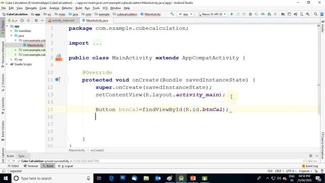 Android TextView|Android EditText|Android Toast|Android AlertDialog|Cube Calculation Example смотреть онлайн
