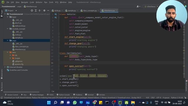 Part 60 | Inheritance in Python (Part 2) | Python Malayalam Tutorial Series смотреть онлайн