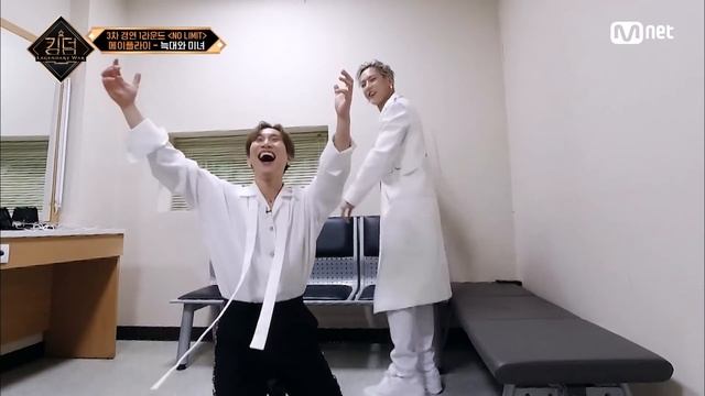 [EN/JP] [7회] ♬ 늑대와 미녀 - 메이플라이(프니엘, 리노, 아이엔, 필릭스, 산, 성화, 여상, 우영, 윤호)ㅣ3차 경연 1R#KINGDOM EP.7|Mnet 2105