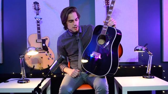 Gibson Limited Edition 2016 Dove Ebony [Product Demonstration] смотреть онлайн
