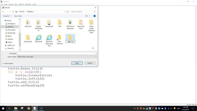 Python Turtle - Santa Hat Tutorial смотреть онлайн