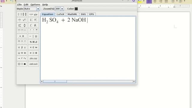 Math, Chemistry, Physics Equation Editing in Libreoffice using JMathEdit смотреть онлайн