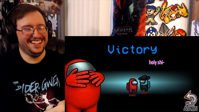 Gor's "SCREAM AND LIE IN OUTER SPACE | Among Us pretty bad tutorial by TheRussianBadger" REACTION смотреть онлайн