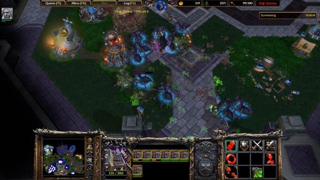 Warcraft 3 Reforged - Under the Burning Sky - Destroy All Human Bases - Hard смотреть онлайн
