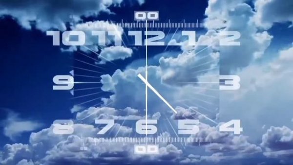 Часы 04:00/16:00 Первого канала 2014-н.в. (1 ЧАС) @1tv