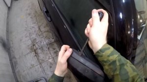 Как снять наружный пластик зеркала заднего вида Datsun mi-DO 2014-2021год