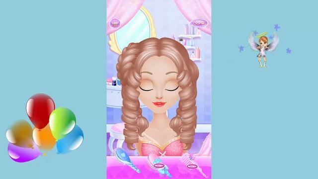 Sweet Princess hair Salon Game Android For Girls смотреть онлайн