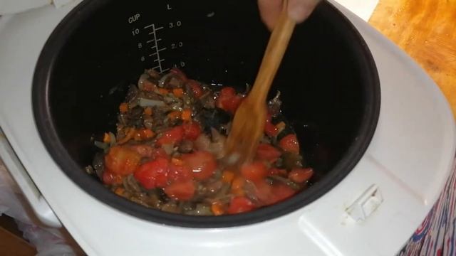 Тушеные утиные потроха в мультиварке смотреть онлайн