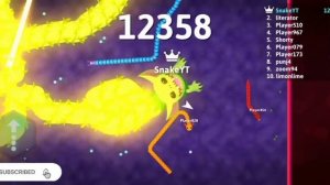 Snake.Io ? HOW TO CIRCLE WHOLE SNAKE.IO MAP? Epic Snakeio Gameplay