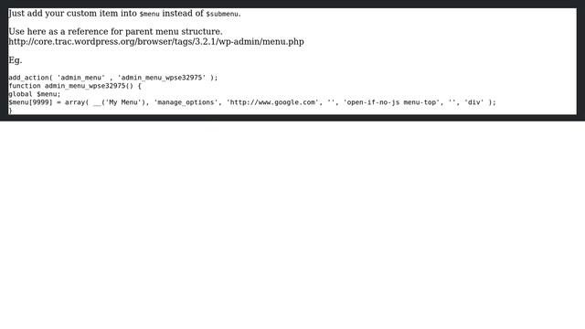 Wordpress: Admin top level menu, pointing to an external url (2 Solutions!!) смотреть онлайн