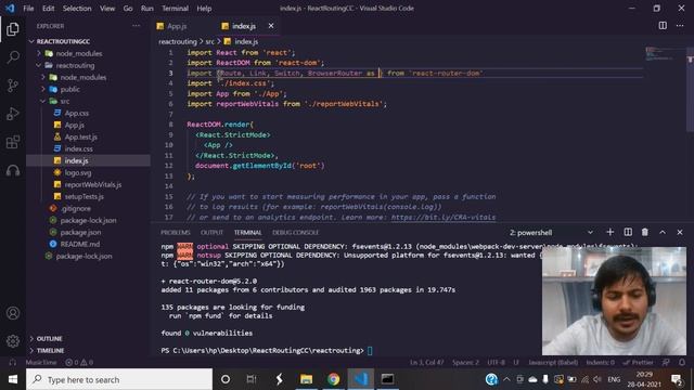 React Routing Crash Course | Fundamentals of Routing in React | Part- 3 смотреть онлайн
