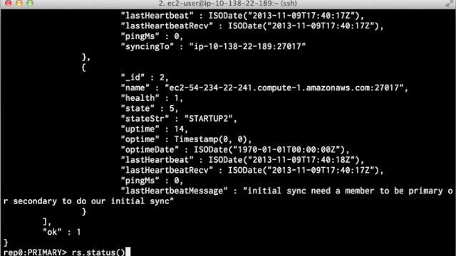 mongodb replica set setup смотреть онлайн