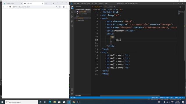how to use hsl css color hindi | css hex color hindi смотреть онлайн