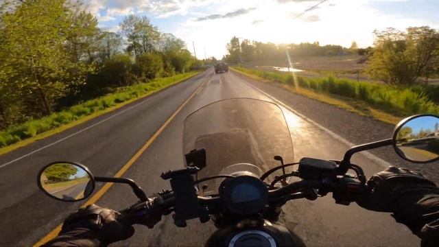 Honda Rebel 500 On Back Roads - Sport Cruiser? смотреть онлайн