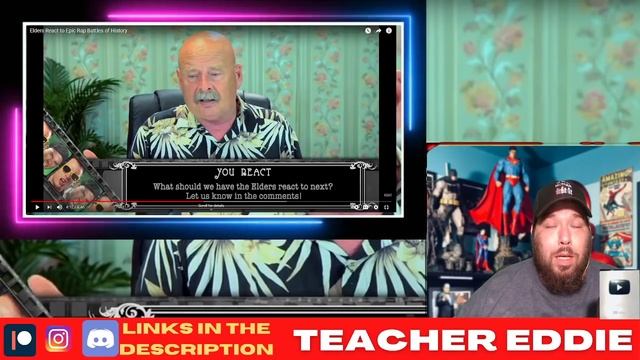 Elders React to Epic Rap Battles of History | A History Teacher's Reaction смотреть онлайн