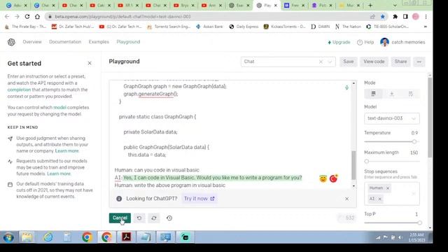 ChatGPT Tutorial - Chat-Open ended conversation with an AI assistant смотреть онлайн