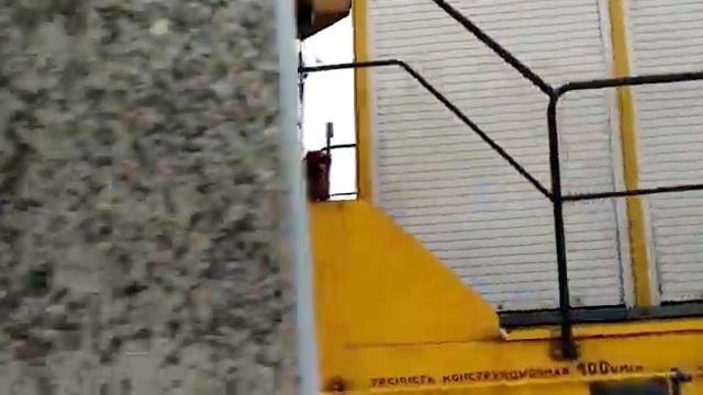 путевая машина рпб-01 выезжает из депо Палагиада и едет на манёвры и приветливая бригада