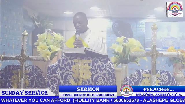 SUNDAY SERVICE.......YOU ARE BLESSED AS YOU ARE WATCHING AND SUBCRIBING.