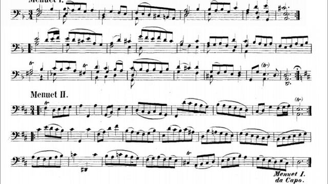 Johann Sebastian Bach: Cello Suite No.2 V-Menuet смотреть онлайн