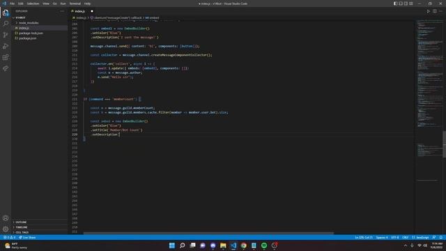 How to count MEMBERS & BOTS with your discord bot - discord.js v14 смотреть онлайн