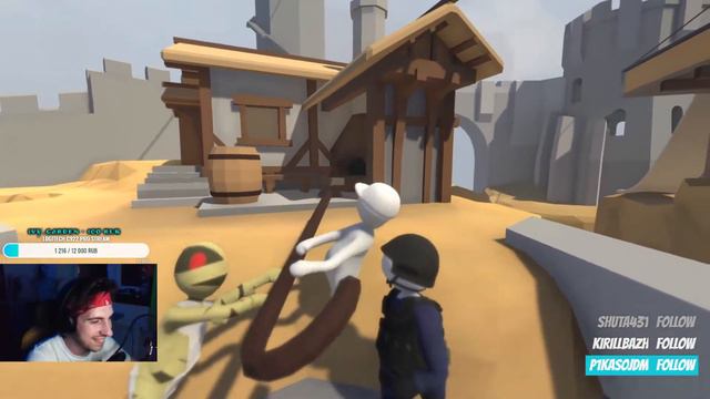 LETO,DESHA,IVY_GARDEN, ТАКОГО ПРОХОЖДЕНИЯ ВЫ ЕЩЕ НЕ ВИДЕЛИ!!HUMAN FALL FLAT. смотреть онлайн