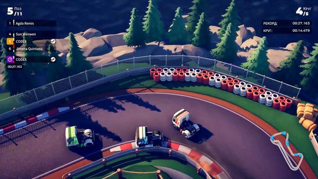 Circuit Superstars микро машинки смотреть онлайн