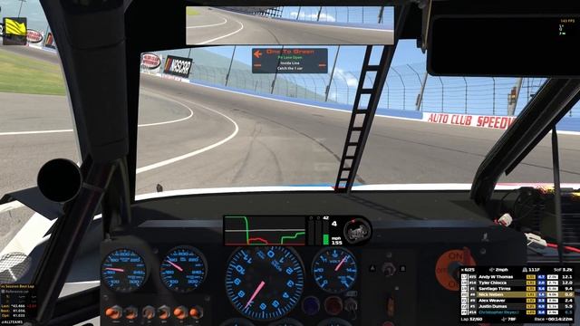 Gen 4 - Auto Club Speedway - iRacing NASCAR смотреть онлайн