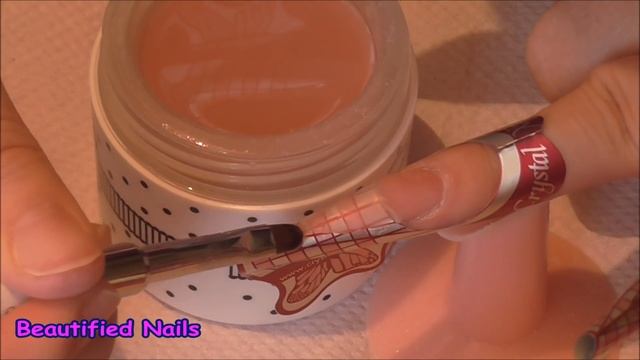 UV Gel nails how-to longstiletto sculpted using missubeautynetwork.com products смотреть онлайн