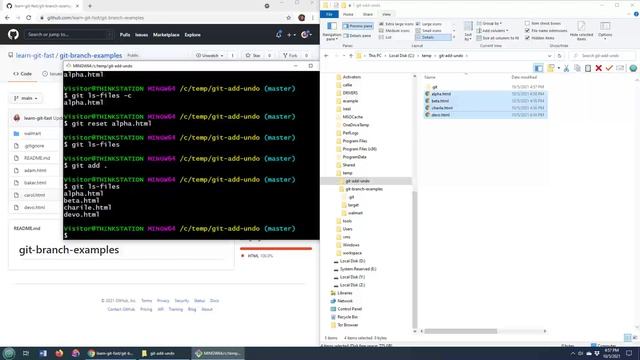 Undo Git Add Before a Commit смотреть онлайн