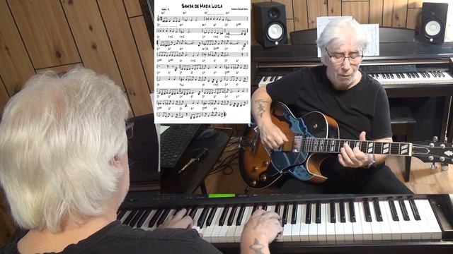Samba de Maria Luiza - Latin guitar & piano cover ( Antonio Carlos Jobim ) смотреть онлайн