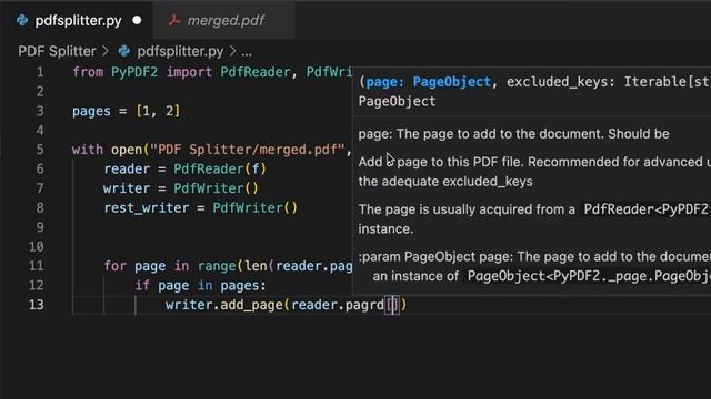PDF Splitter Program in Python смотреть онлайн