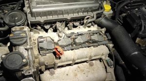 CFNA стук двигателя на холодном старте.