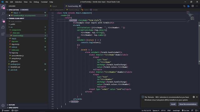 How to reset form after submit? or how to clear input after submit formik смотреть онлайн