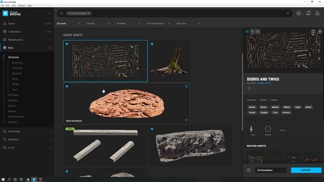 Megascans For Houdini