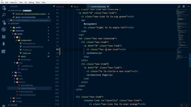 Create User Managment Component in Vue and Laravel смотреть онлайн