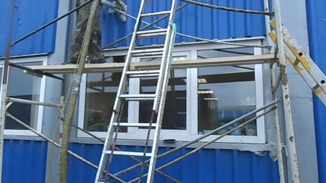 Задувка эковаты - востановление теплоизоляции смотреть онлайн