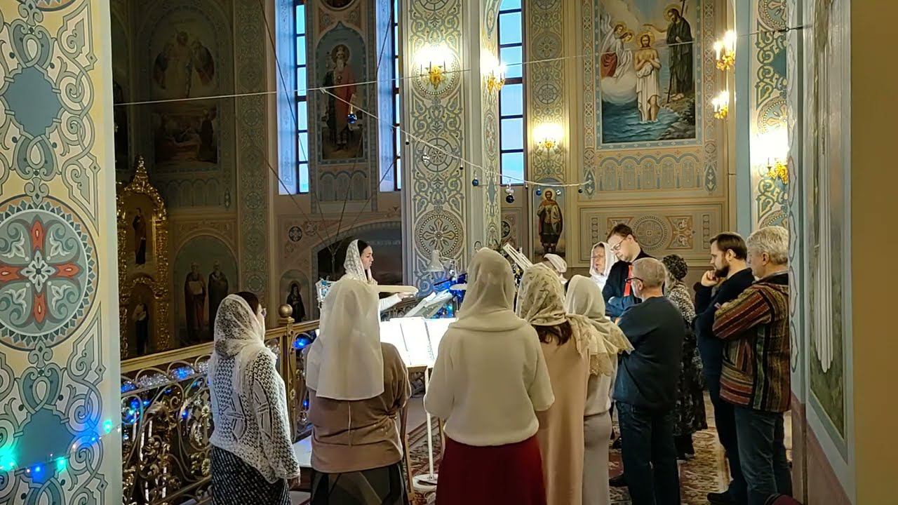 На стиховне стихиры праздника, гласы: 2-й, 3-й, 4-й. Регент Екатерина Артюхова. смотреть онлайн