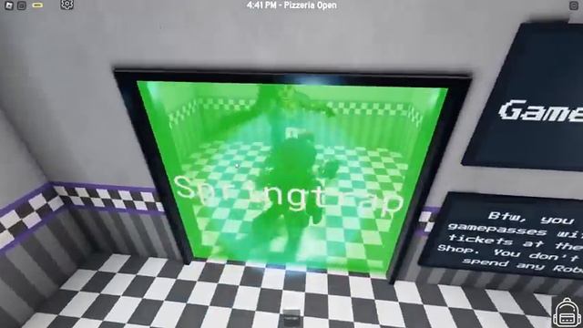 I Found Secret Character Golden Freddy and Springtrap in Roblox FNAF The Resurgence смотреть онлайн