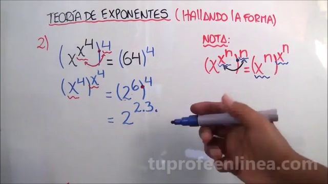 ?TEORÍA DE EXPONENTES 06: Hallar la forma de la Ecuación Exponencial смотреть онлайн