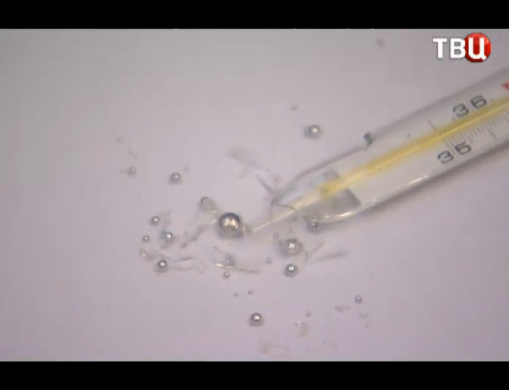 Как самостоятельно собрать ртуть из градусник смотреть онлайн