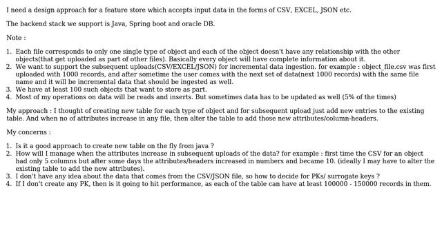 Software Engineering: Feature Store Design for input data like JSON, CSV and Excel смотреть онлайн